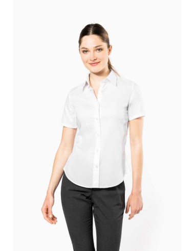 K-KA540-LADIES' SHORT-SLEEVED NON-IRON SHIRT